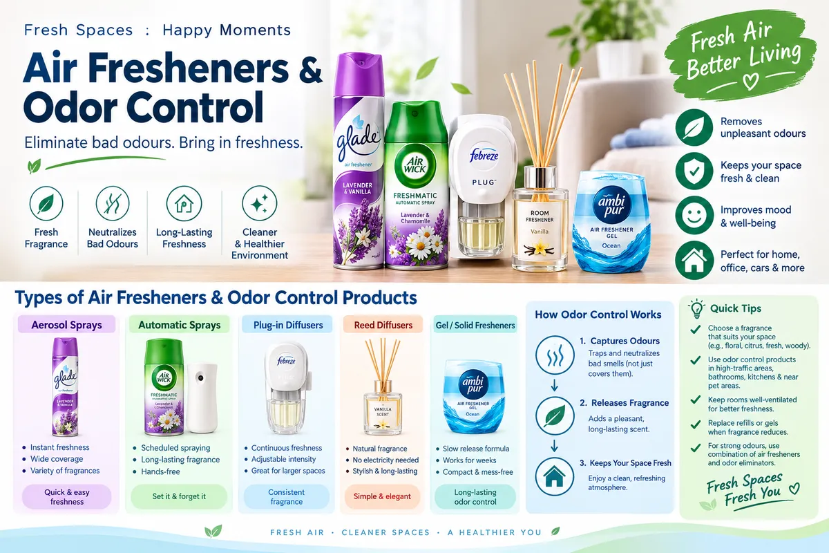 Air Fresheners & Odor Control