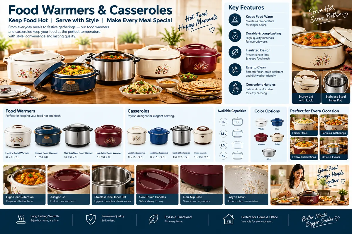 Food Warmers & Casseroles