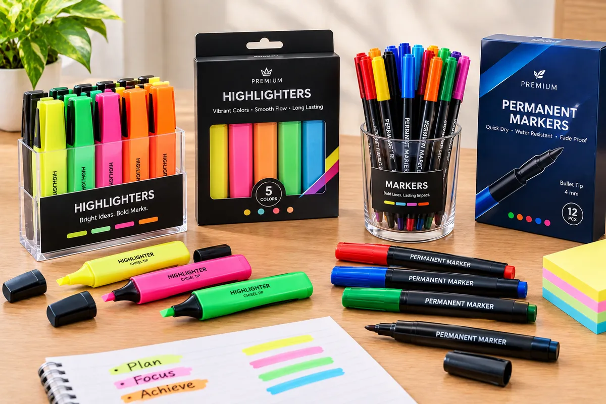 Highlighters & Markers