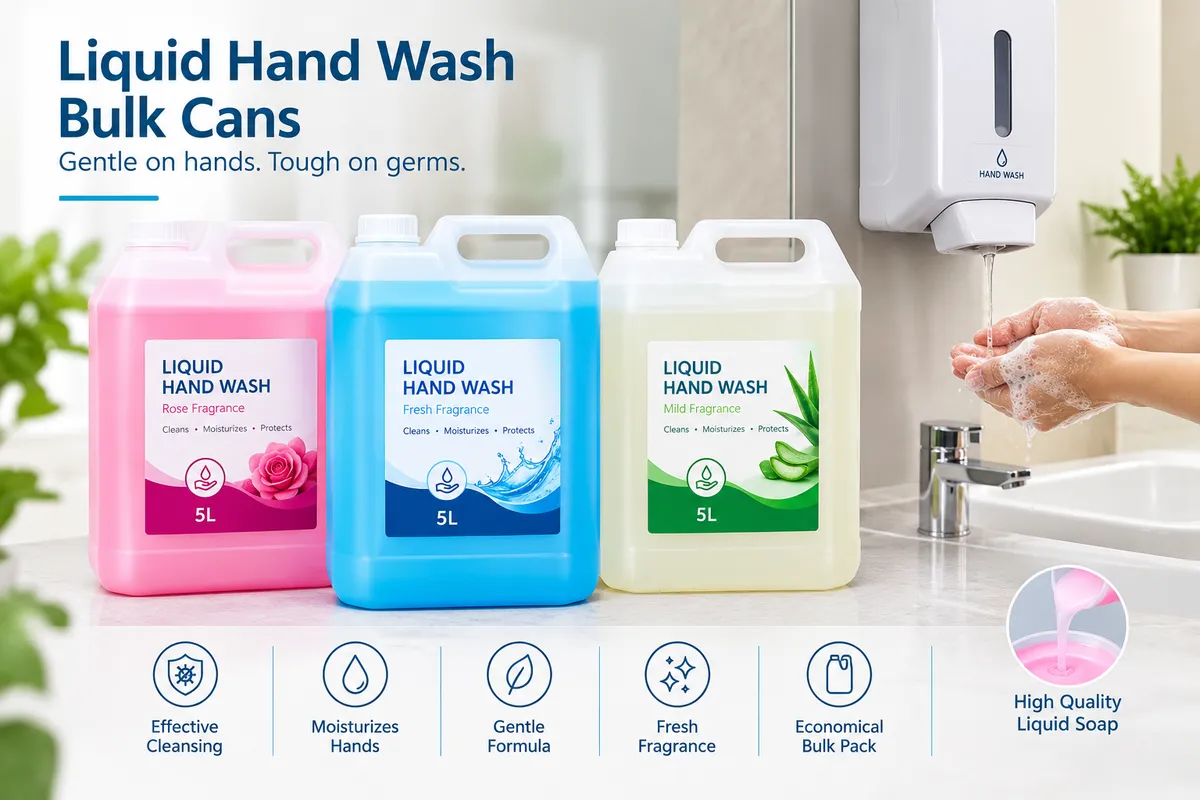 Liquid Hand Wash Bulk Cans