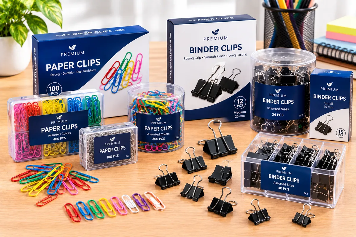 Paper Clips & Binder Clips