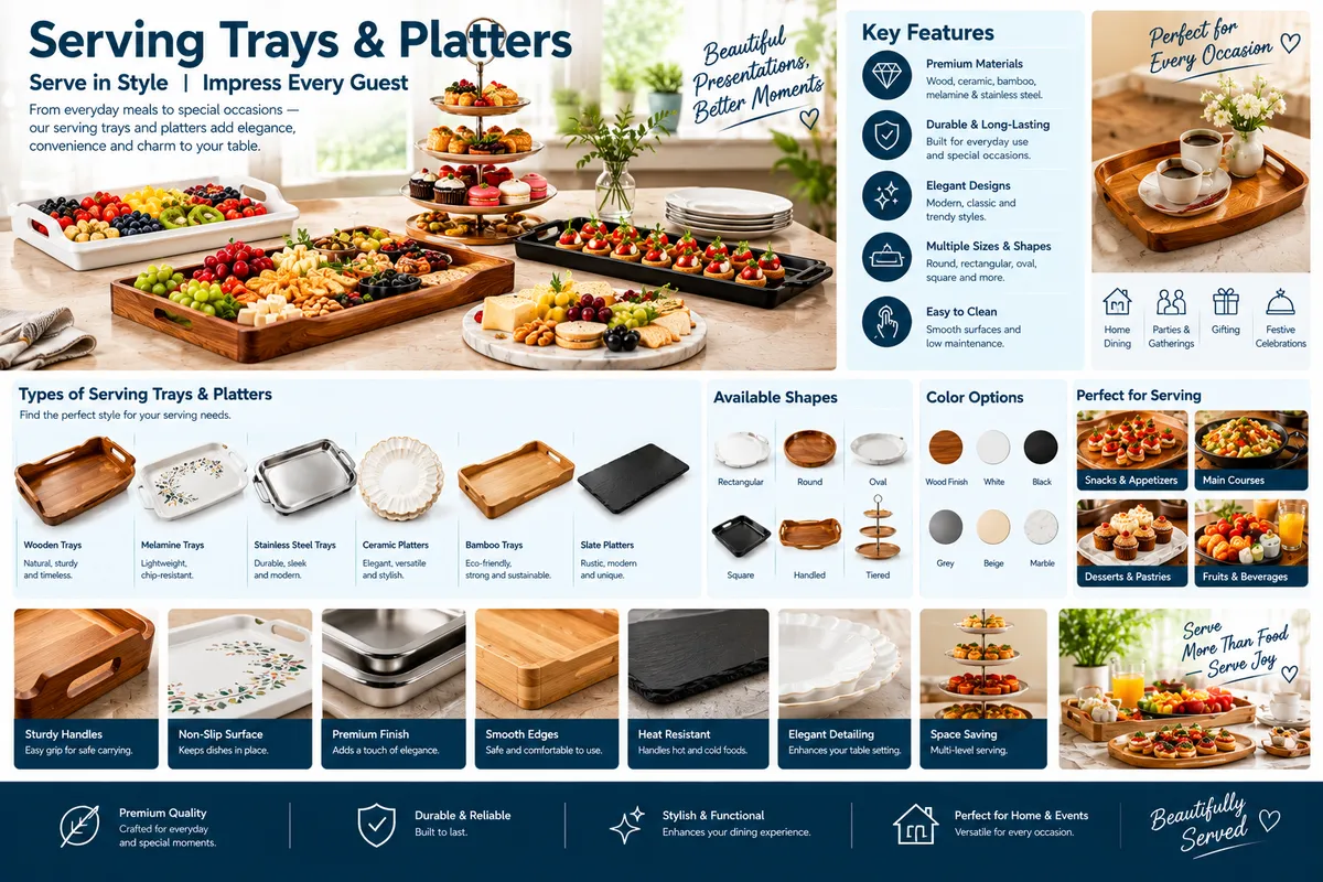 Serving Trays & Platters