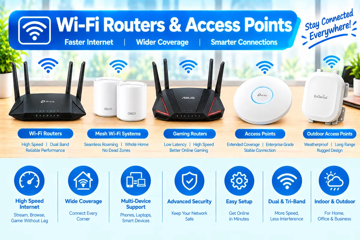 Wi-Fi Routers & Access Points